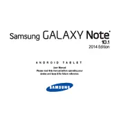 Samsung Galaxy Note 10.1 2014 Edition S-Pen SM-P6000ZKVAR-R Tablet manual cover