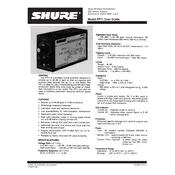 Shure FP11 Microphone manual cover