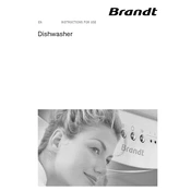 Brandt AX545FXZ1 Dishwasher manual cover