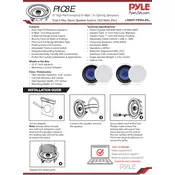 Pyle PIC8E Speaker manual cover