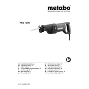 Metabo PSE 1200 Saw manual cover