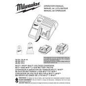 Milwaukee M12 48-59-1810 Charger manual cover