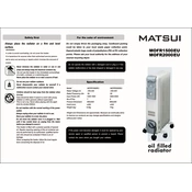 Matsui MOFR1500EU manual cover