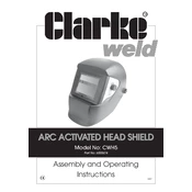 Clarke 6000674 CWH5 Arc Activated Headshield manual cover