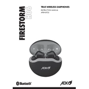 ADX Firestorm H06 AFSH06T22 Earphones manual cover