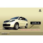 Tata Aria FL 14 Car manual cover