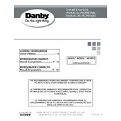 Danby DAR044A6BSLDBO Refrigerator manual cover