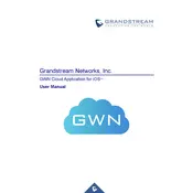 Grandstream GWN Cloud for iOS Application manual cover