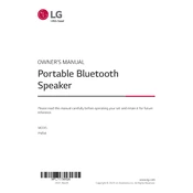 LG PN5M PN5M.DUSAWLK Speaker manual cover