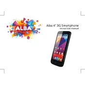 Alba 4 Inch 3G Smartphone 532/7018 Phone manual cover