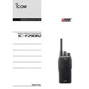 Icom IC-F29DR2 Transceiver manual cover