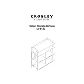 Crosley CF1130 Storage manual cover