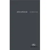 Infiniti JX 2013 SUV manual cover