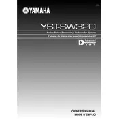 Yamaha YST-SW320 Subwoofer manual cover