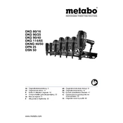 Metabo DKG 90-25 Staple Gun manual cover