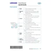 Lowrance Hook Reveal Fish Finder manual cover