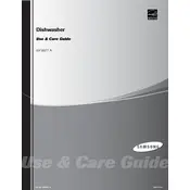 Samsung DB3710DB Dishwasher manual cover