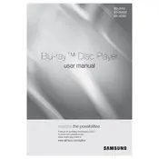 Samsung BD-JM63C Blu-ray Player manual cover