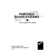 Fender LTB 071-1700-000 120V Audio Mixer manual cover