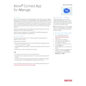 Xerox Connect App for iManage Application manual cover