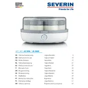 Severin JG 3518 Yoghurt Maker manual cover