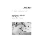 Brandt DN3110 Refrigerator manual cover