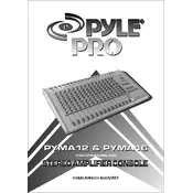 Pyle PYMA12 Amplifier manual cover