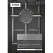 Siemens Domino iQ700 ER3A6AB70 Hob manual cover