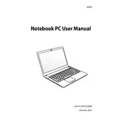 ASUS Q400A Laptop manual cover