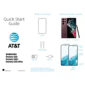 Samsung Galaxy S22 Plus AT&T SM-S906UZWEATT Phone manual cover