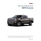 GMC Canyon 2015 manual cover