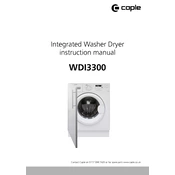 Caple WDI3300 Dryer manual cover