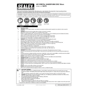 Sealey SA70 Sander manual cover