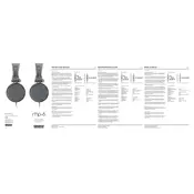 Reloop RHP-6 Headphones manual cover