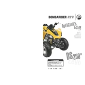 Bombardier DS 250 2006 Vehicle manual cover