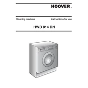 Hoover HWB 814DN1-80S manual cover