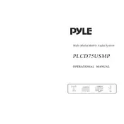 Pyle PLCD75USMP Stereo Receiver manual cover