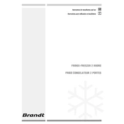 Brandt D2411 Refrigerator manual cover