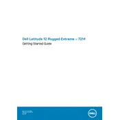 Dell Latitude 7214 Rugged Extreme Laptop manual cover