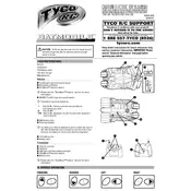 Tyco Mattel RC Batmobile G3448 Toy manual cover