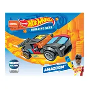 Mega Construx Mattel Hot Wheels Amazoom GYG36 Construction Set manual cover