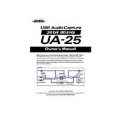 Roland UA-25 manual cover