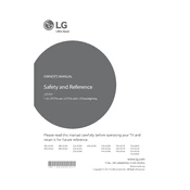 LG 75UJ6450 TV manual cover