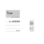 Icom IC-M3EURO Transceiver manual cover