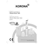 Korona 23701 Blender manual cover