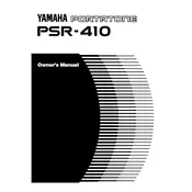 Yamaha PSR-410 Keyboard manual cover