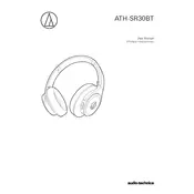 Audio-Technica ATH-SR30BT Headphones manual cover