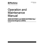 Perkins 4006-E23TRS3 Engine manual cover