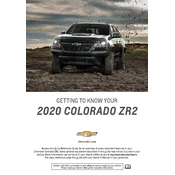 Chevrolet Colorado ZR2 2020 manual cover