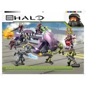 Mega Bloks Mattel Halo Hierarch Shadow Convoy CXK79 Construction Set manual cover